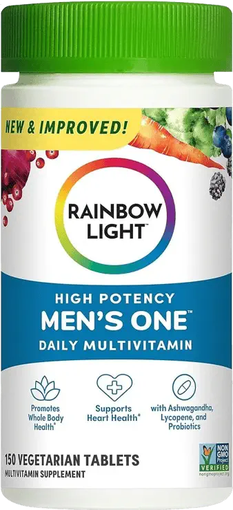 Rainbow Light Men’s One Multivitamin Bottle